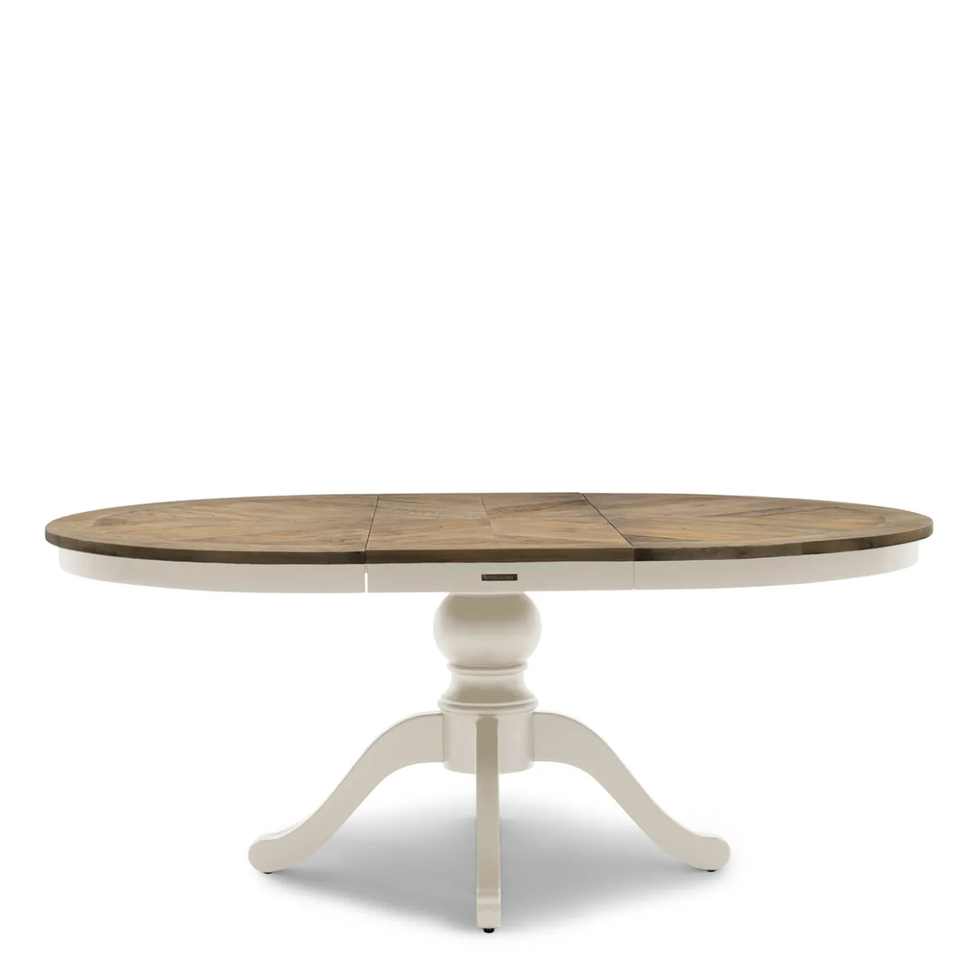 Rivièra Maison Eettafel Le Marais Bruin/Wit Uitschuifbaar 140/190cm