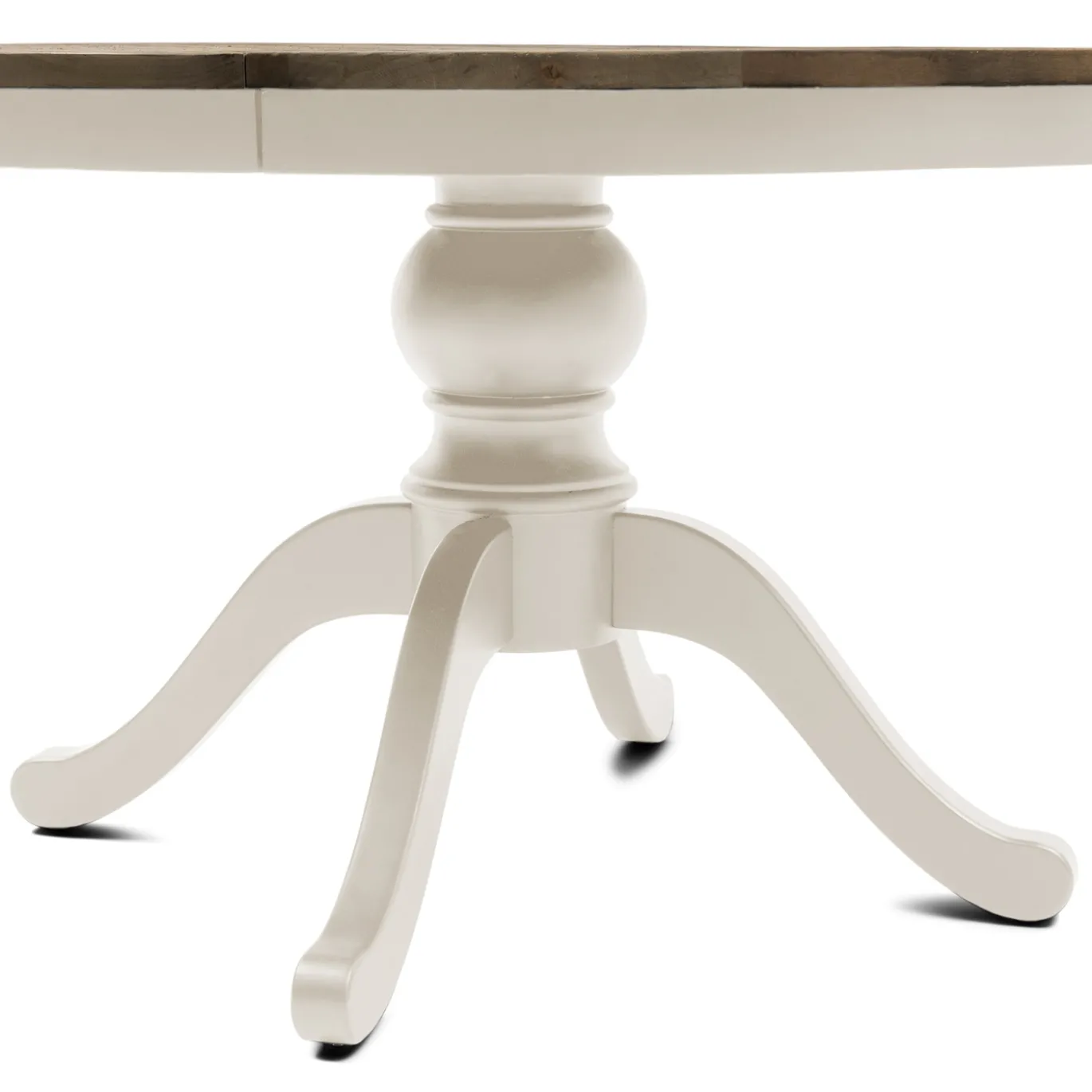 Rivièra Maison Eettafel Le Marais Bruin/Wit Uitschuifbaar 140/190cm