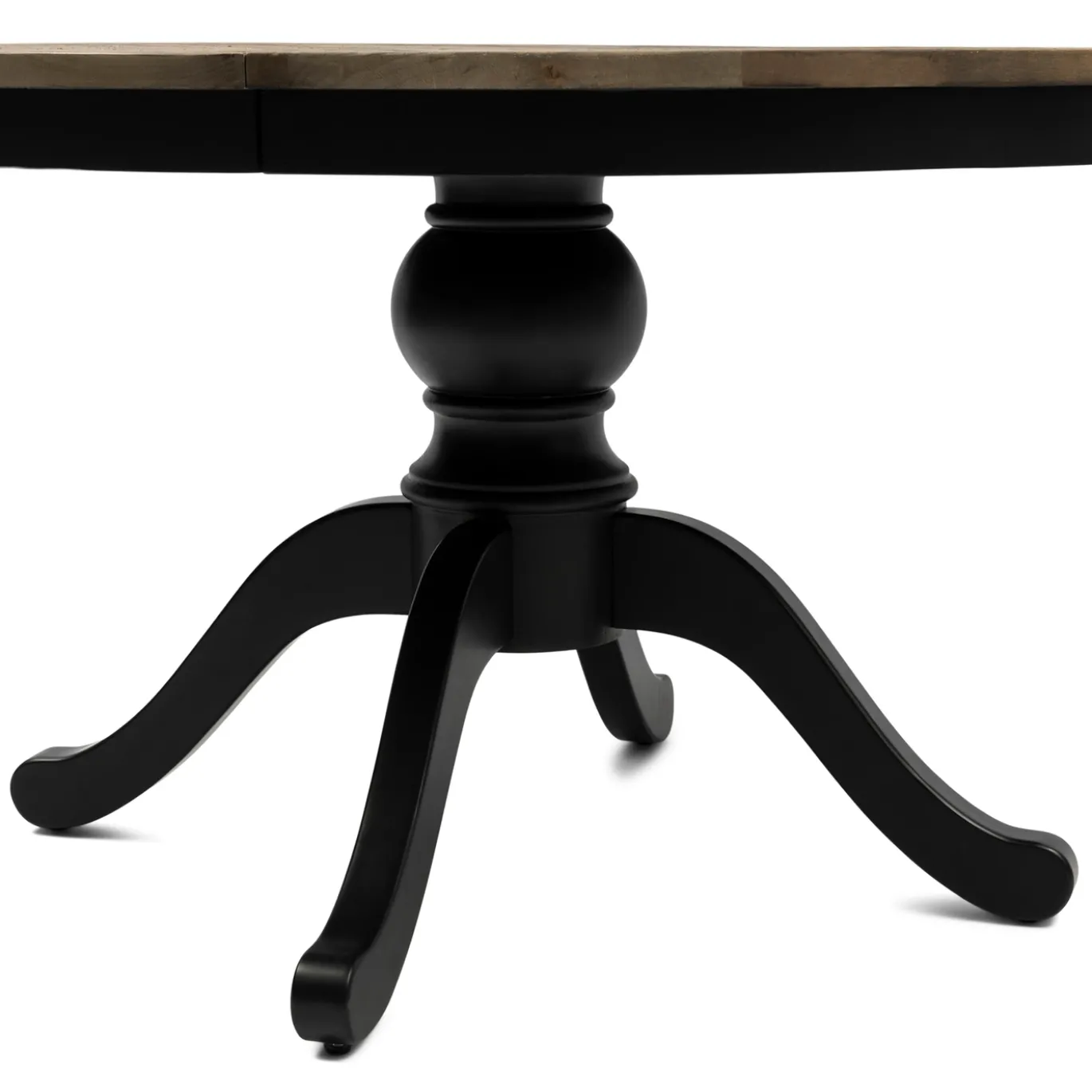 Rivièra Maison Eettafel Le Marais Bruin/Zwart Uitschuifbaar 140/190cm