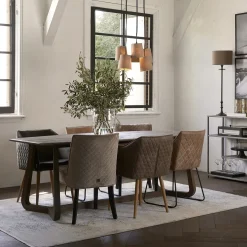 Rivièra Maison Eettafel Miller Eikenhout 220cm