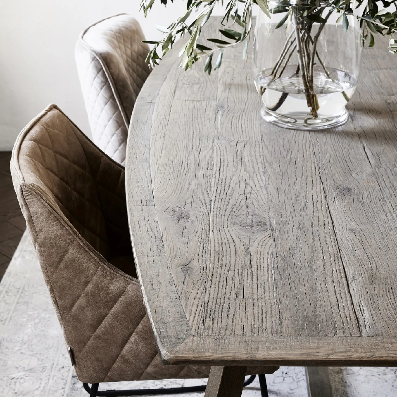 Rivièra Maison Eettafel Miller Eikenhout 220cm