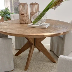 Rivièra Maison Eettafel Portland Eikenhout Ø150cm