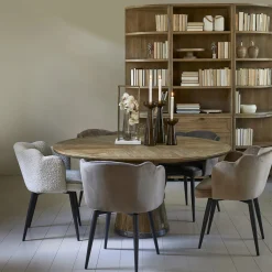 Rivièra Maison Eettafel Siroko Beach Eikenhout Ø160cm