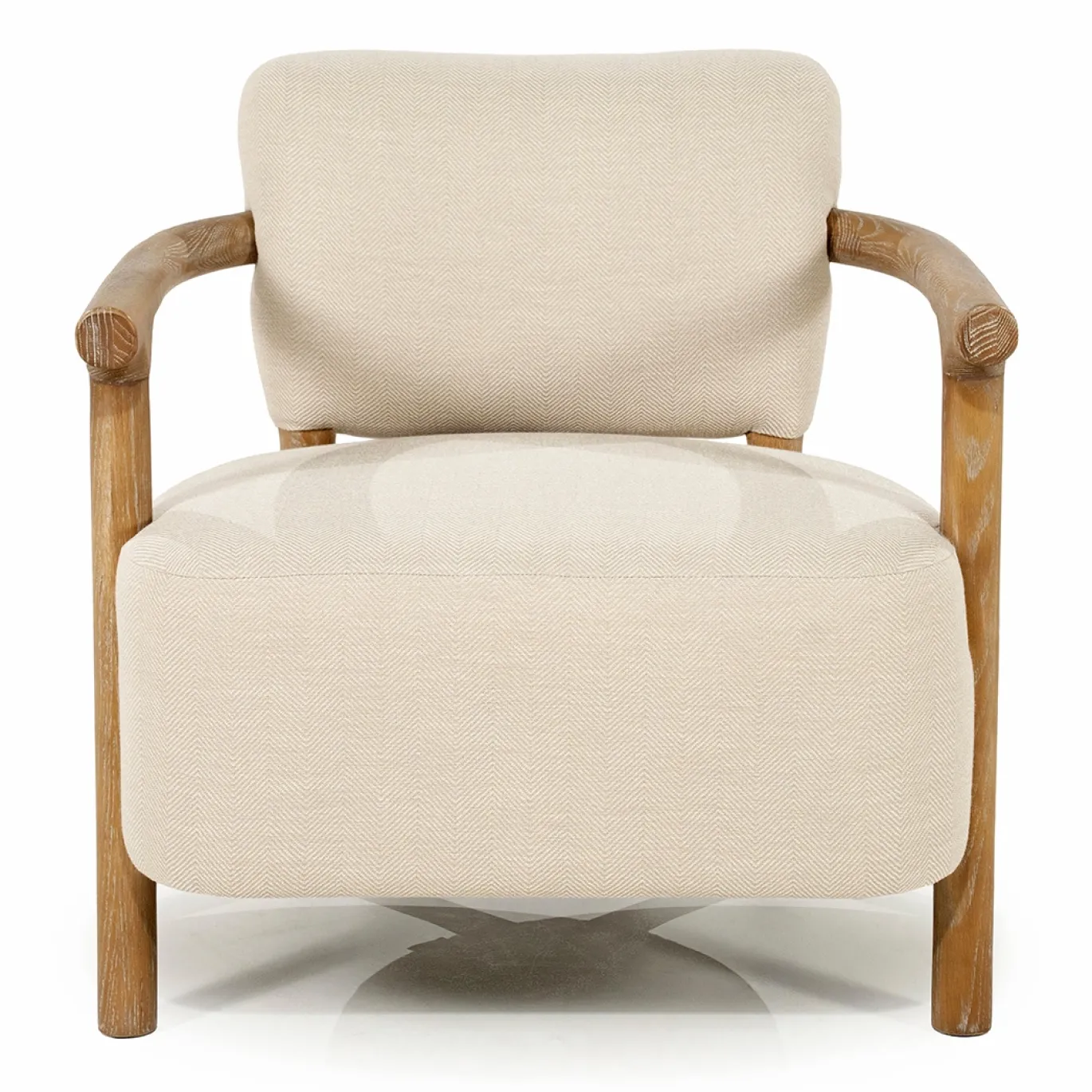 Rivièra Maison Fauteuil Glenn Herringbone Beige