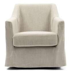 Rivièra Maison Fauteuil Huntington Draaibaar Linnen Beige