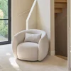 Rivièra Maison Fauteuil Leonardo Draaibaar Chenille Naturel