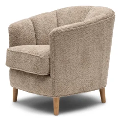 Rivièra Maison Fauteuil Rue Royale Soft Walnoot