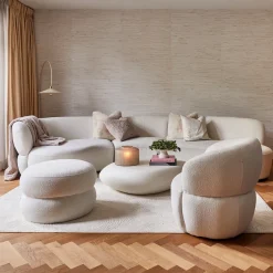 Rivièra Maison Fauteuil San Remo Bouclé Wit