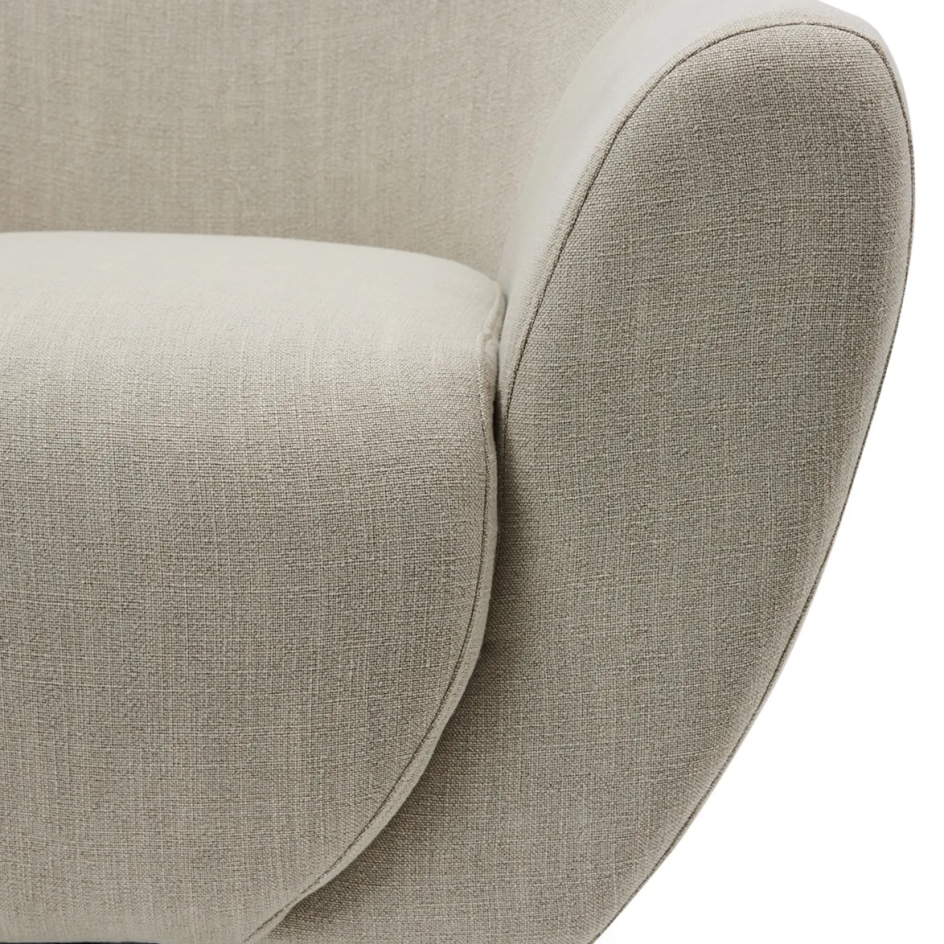 Rivièra Maison Fauteuil The Jill Draaibaar Linnen Naturel