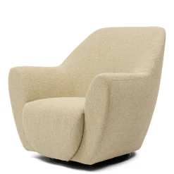 Rivièra Maison Fauteuil The Jill Swivel Bouclé Zand