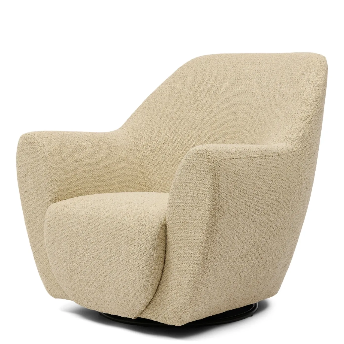 Rivièra Maison Fauteuil The Jill Swivel Bouclé Zand