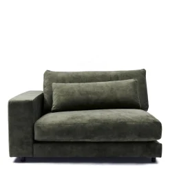 Rivièra Maison Hoekelement Stephen Arm Links Fluweel Groenblauw