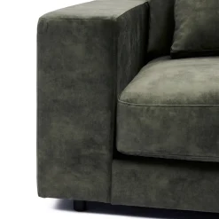Rivièra Maison Hoekelement Stephen Arm Links Fluweel Groenblauw