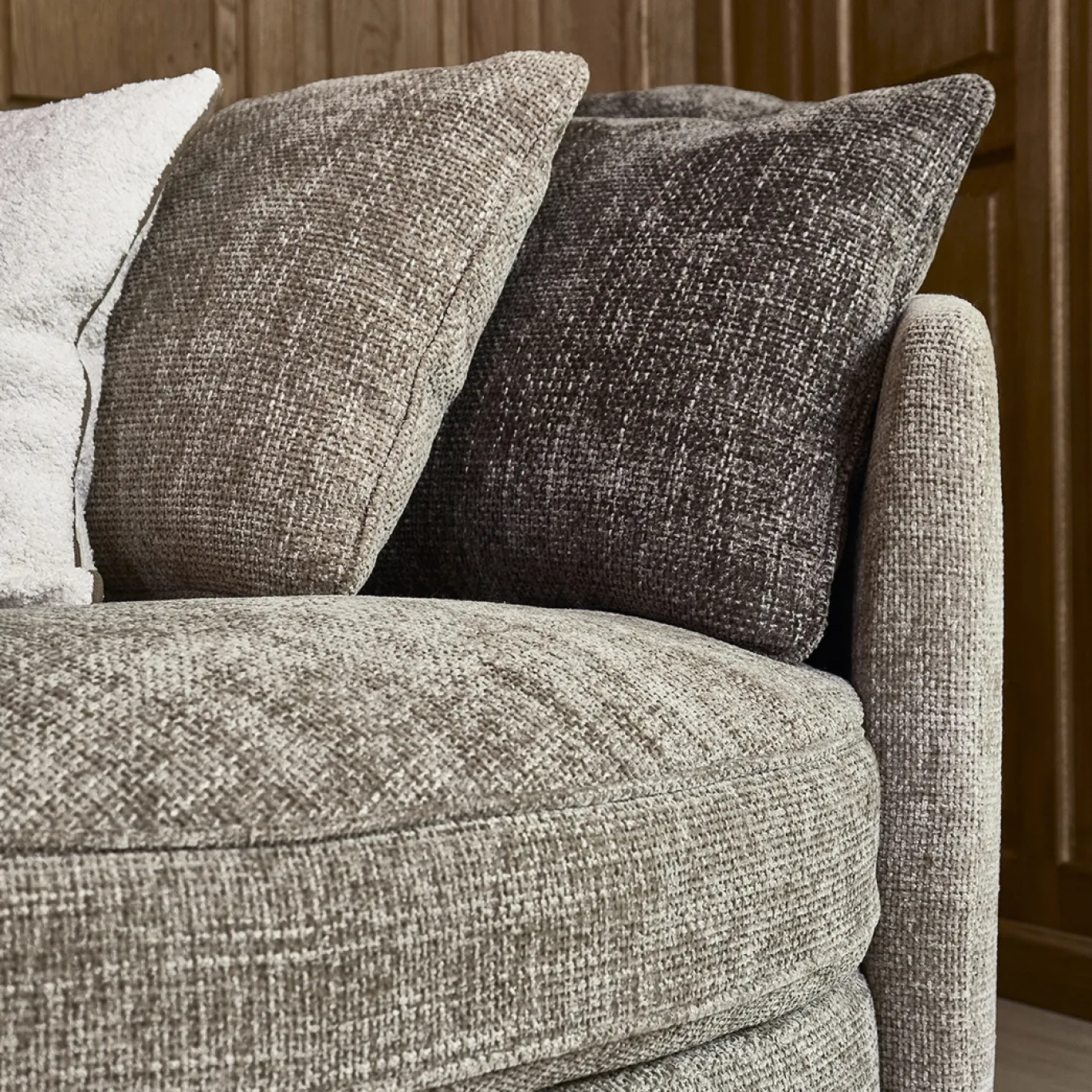 Rivièra Maison Kussen Carmin Daybed Set van 3 Donkergrijs
