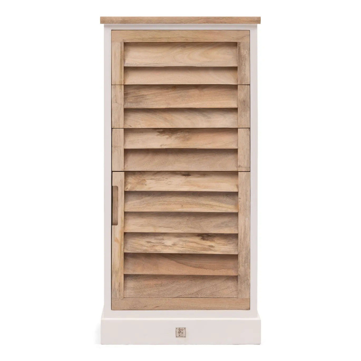 Rivièra Maison Ladekast Pacifica Naturel/Wit Small
