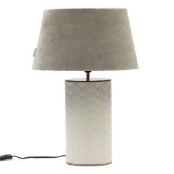 Rivièra Maison Lampenkap Velvet Ovaal Greige 45x26cm