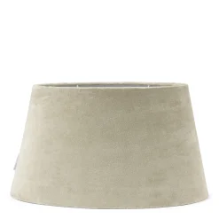 Rivièra Maison Lampenkap Velvet Ovaal Greige 45x26cm