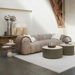 Rivièra Maison Loungebank Vicenza 3,5-zits Taupe