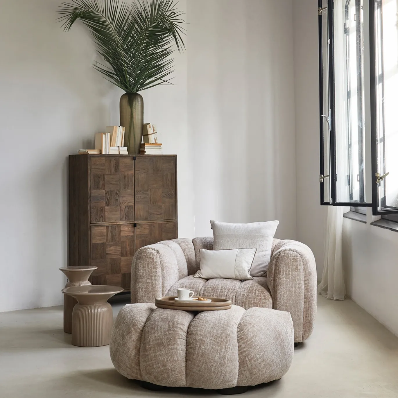 Rivièra Maison Loveseat Vicenza Naturel
