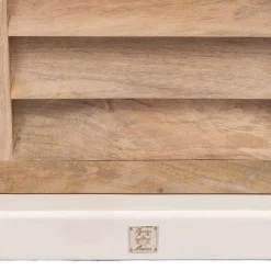 Rivièra Maison Nachtkastje Pacifica Naturel/Wit Rechts