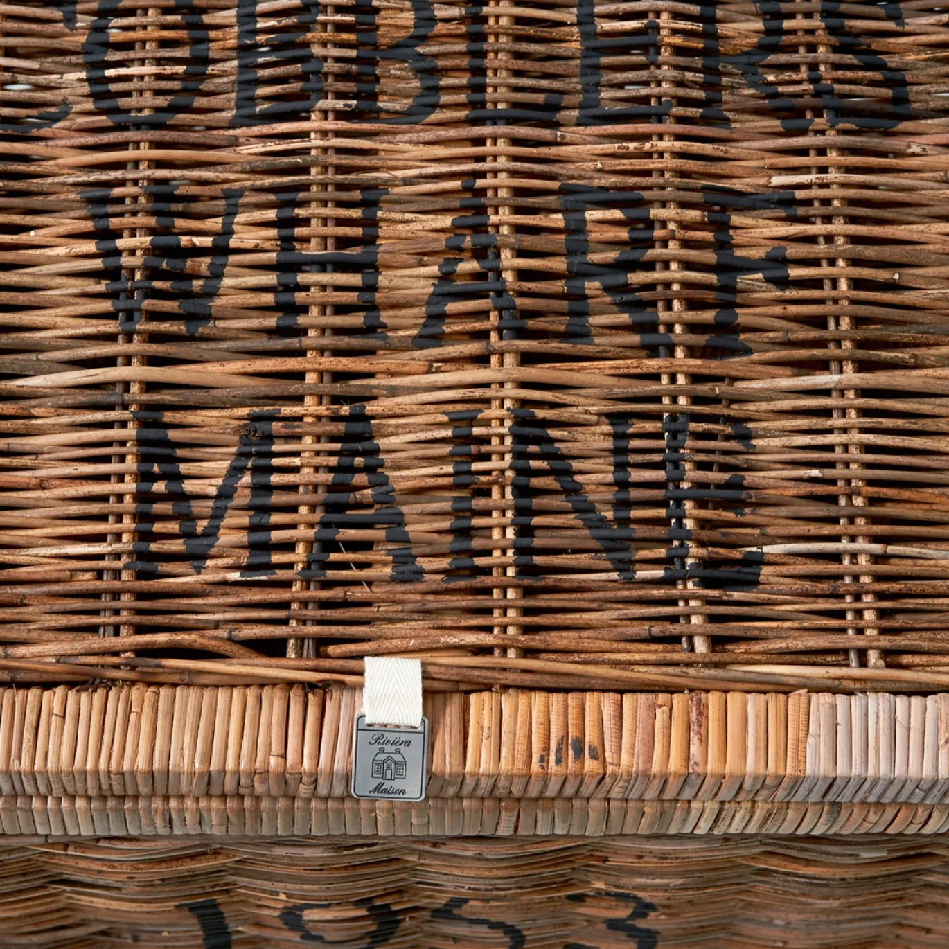 Rivièra Maison Opbergmand Cobblers Laag Rotan 90cm