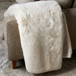 Rivièra Maison Plaid Heather Faux Fur 180x130cm