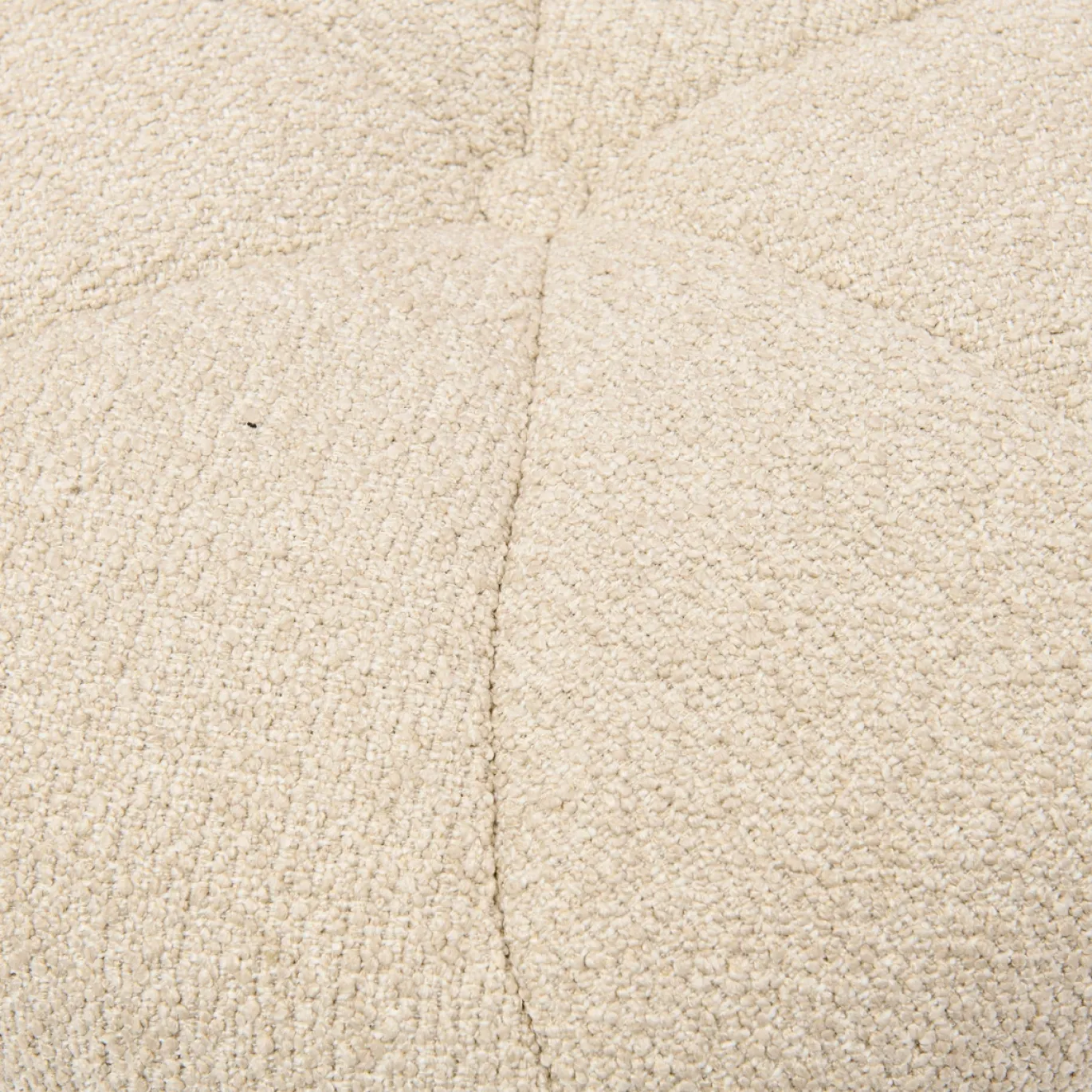 Rivièra Maison Poef Perruche Bouclé Naturel Grijs