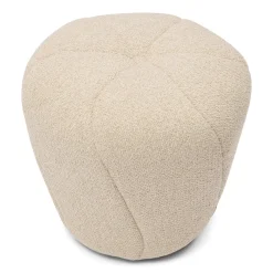 Rivièra Maison Poef Perruche Bouclé Naturel Grijs