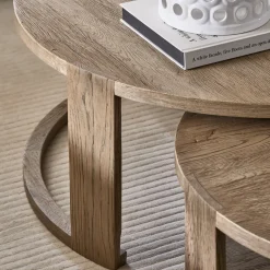 Rivièra Maison Salontafel Astoria Naturel Set van 2