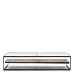 Rivièra Maison Salontafel Graydon Glas 180cm