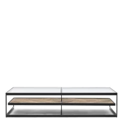 Rivièra Maison Salontafel Graydon Glas 180cm