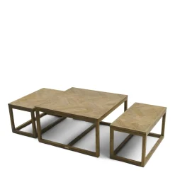 Rivièra Maison Salontafel Harbour Island Vierkant Set van 3