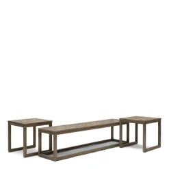 Rivièra Maison Salontafel Harbour Island Eikenhout Set van 3