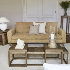Rivièra Maison Salontafel Harbour Island Eikenhout Set van 3