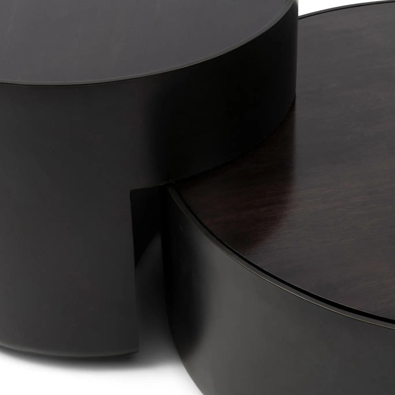 Rivièra Maison Salontafel Hollywood Hills Zwart Set van 2