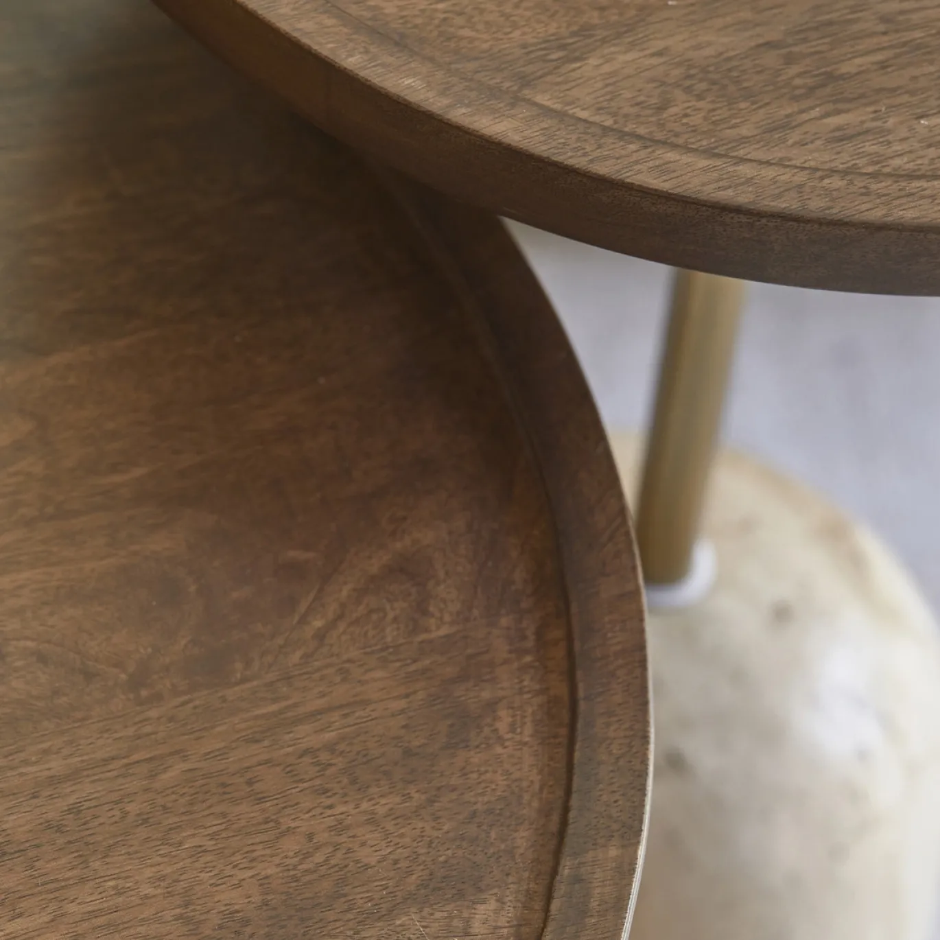 Rivièra Maison Salontafel Malibu Bruin Ø55cm