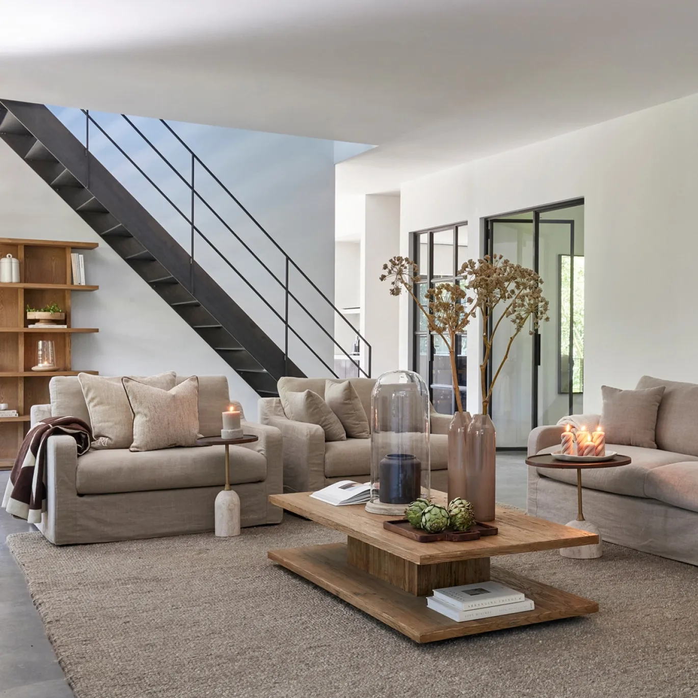 Rivièra Maison Salontafel Malibu Bruin Ø55cm