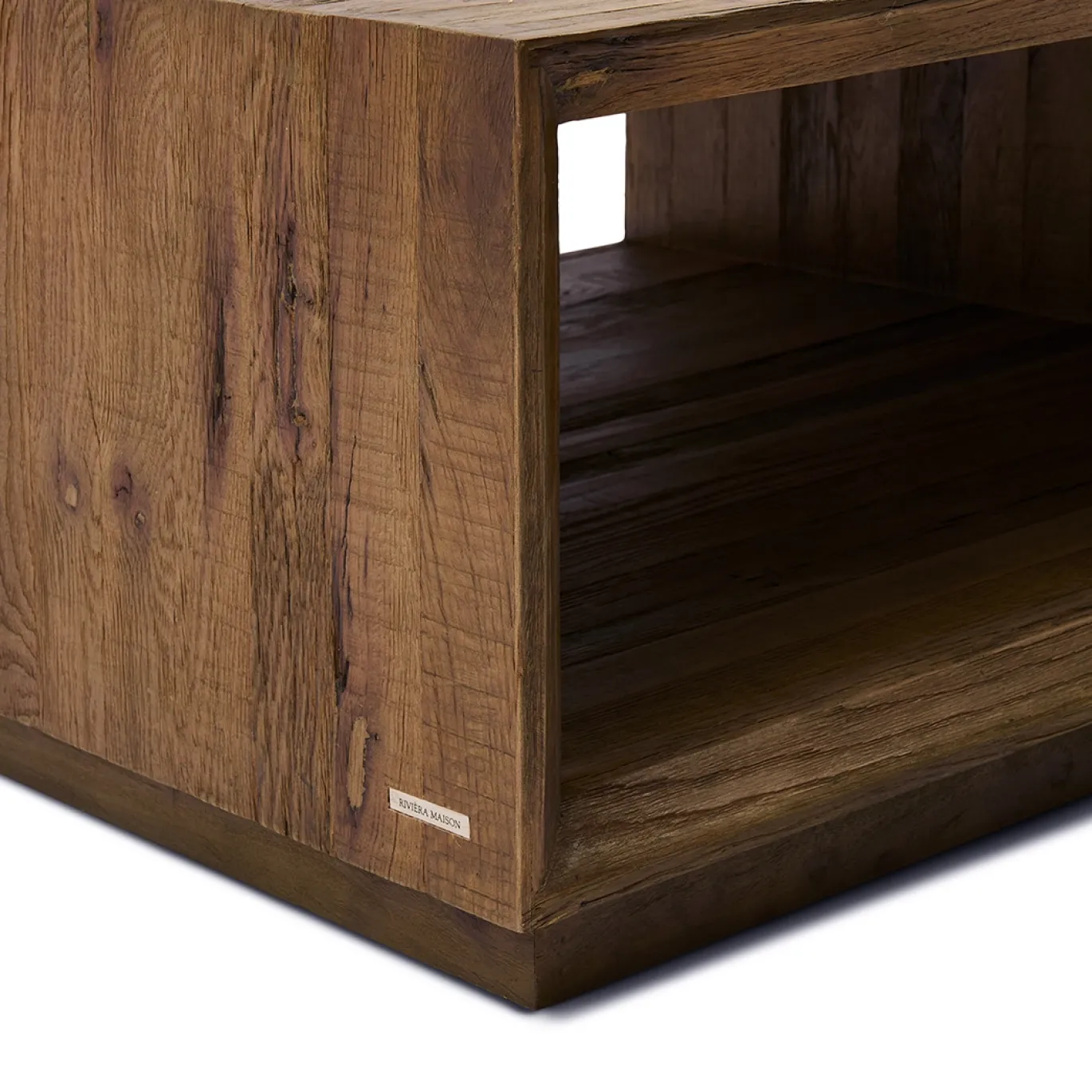 Rivièra Maison Salontafel Mukaab 90x90cm Donkerbruin