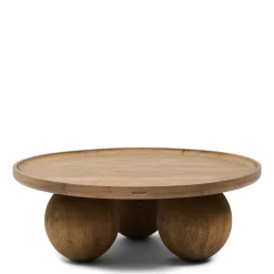 Rivièra Maison Salontafel Rockefeller Eikenhout Ø100cm