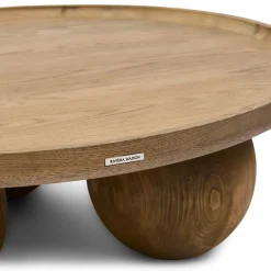 Rivièra Maison Salontafel Rockefeller Eikenhout Ø100cm