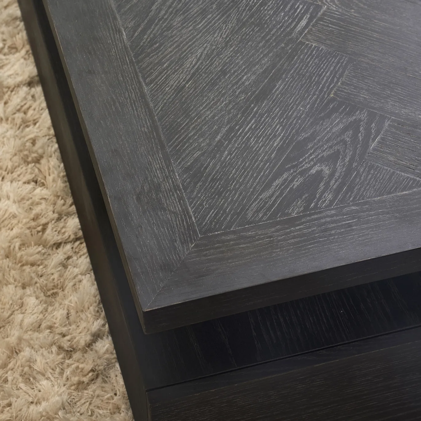 Rivièra Maison Salontafel 5th Avenue Zwart 200cm