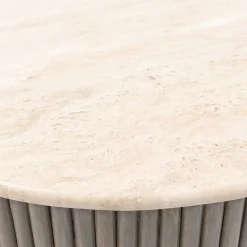 Rivièra Maison Salontafel Villanova Travertin Ø80cm