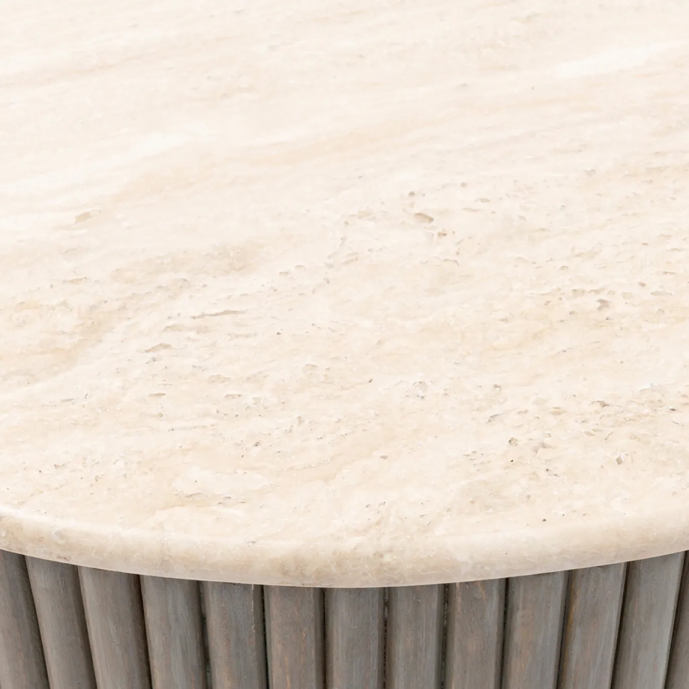 Rivièra Maison Salontafel Villanova Travertin Ø80cm