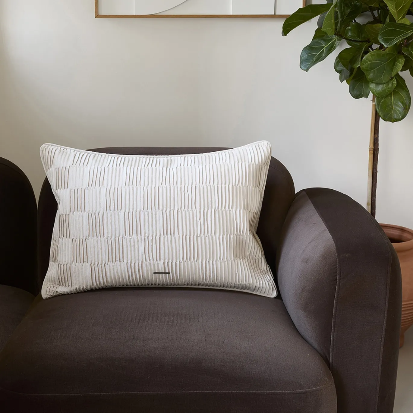 Rivièra Maison Sierkussen Damier 65x45cm