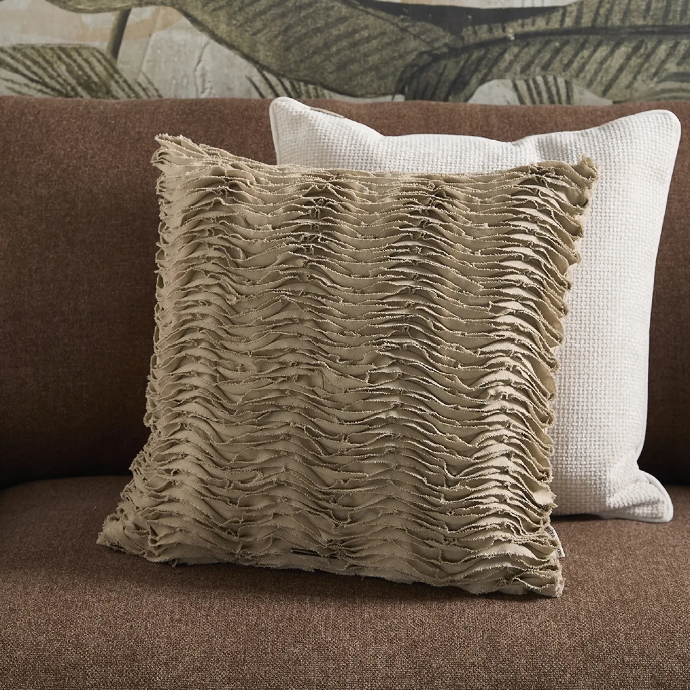 Rivièra Maison Sierkussen Dune Greige 50x50cm