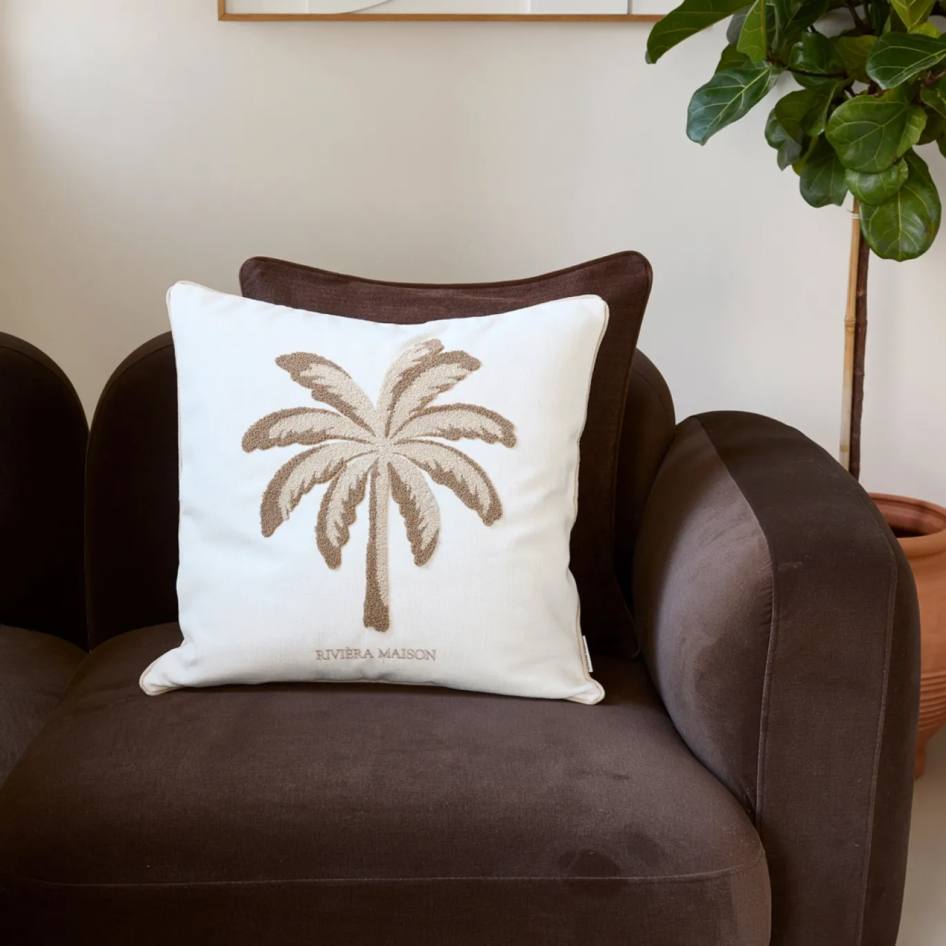 Rivièra Maison Sierkussen Palm Breeze 50x50cm