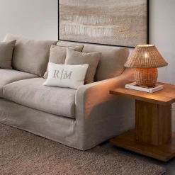 Rivièra Maison Tafellamp Ames Rotan Naturel