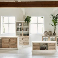 Rivièra Maison Tv-Meubel Pacifica Naturel/Wit 160cm