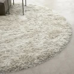 Rivièra Maison Vloerkleed Cecil Rond Crème Ø240cm