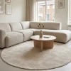 Rivièra Maison Vloerkleed Delfina Rond Crème Ø200cm